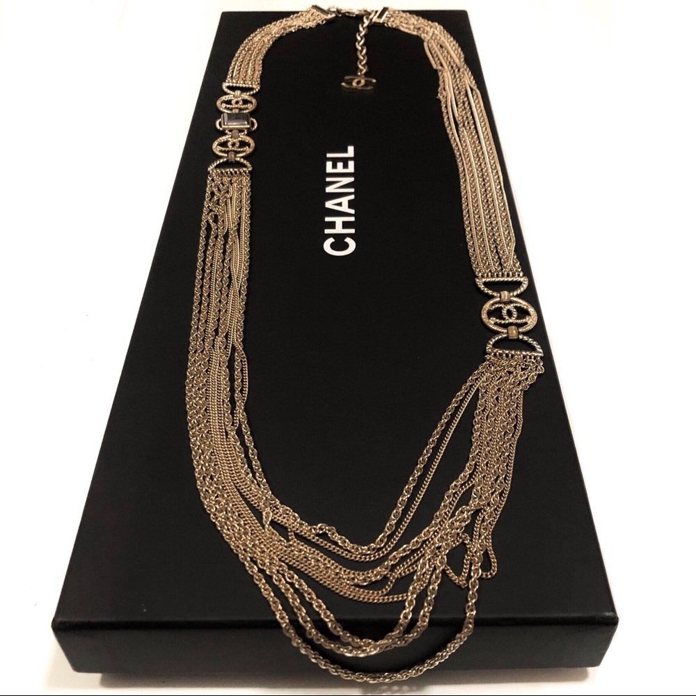 🚫SOLD🚫 Chanel Multi Strand Long Necklace Belt